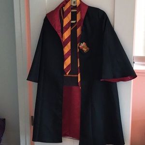 Red ,yellow and black Harry Potter costume.